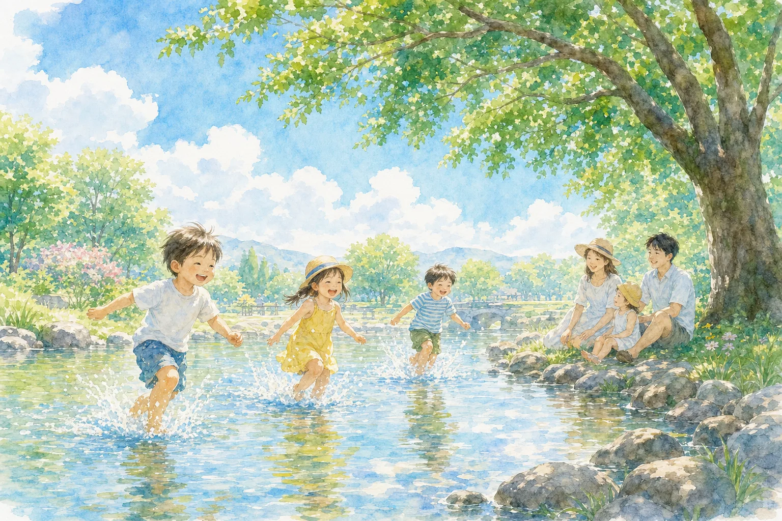 2026年 つつじが岡公園 大徒渉池 1日満喫コース
