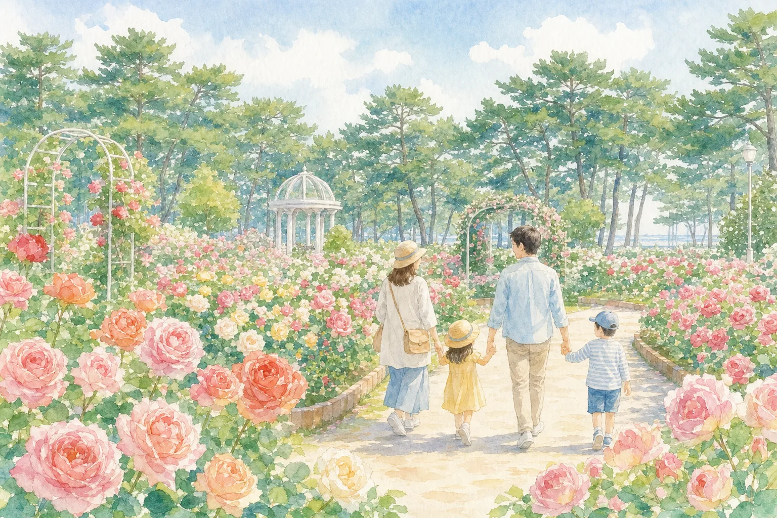 浜寺公園 バラ庭園