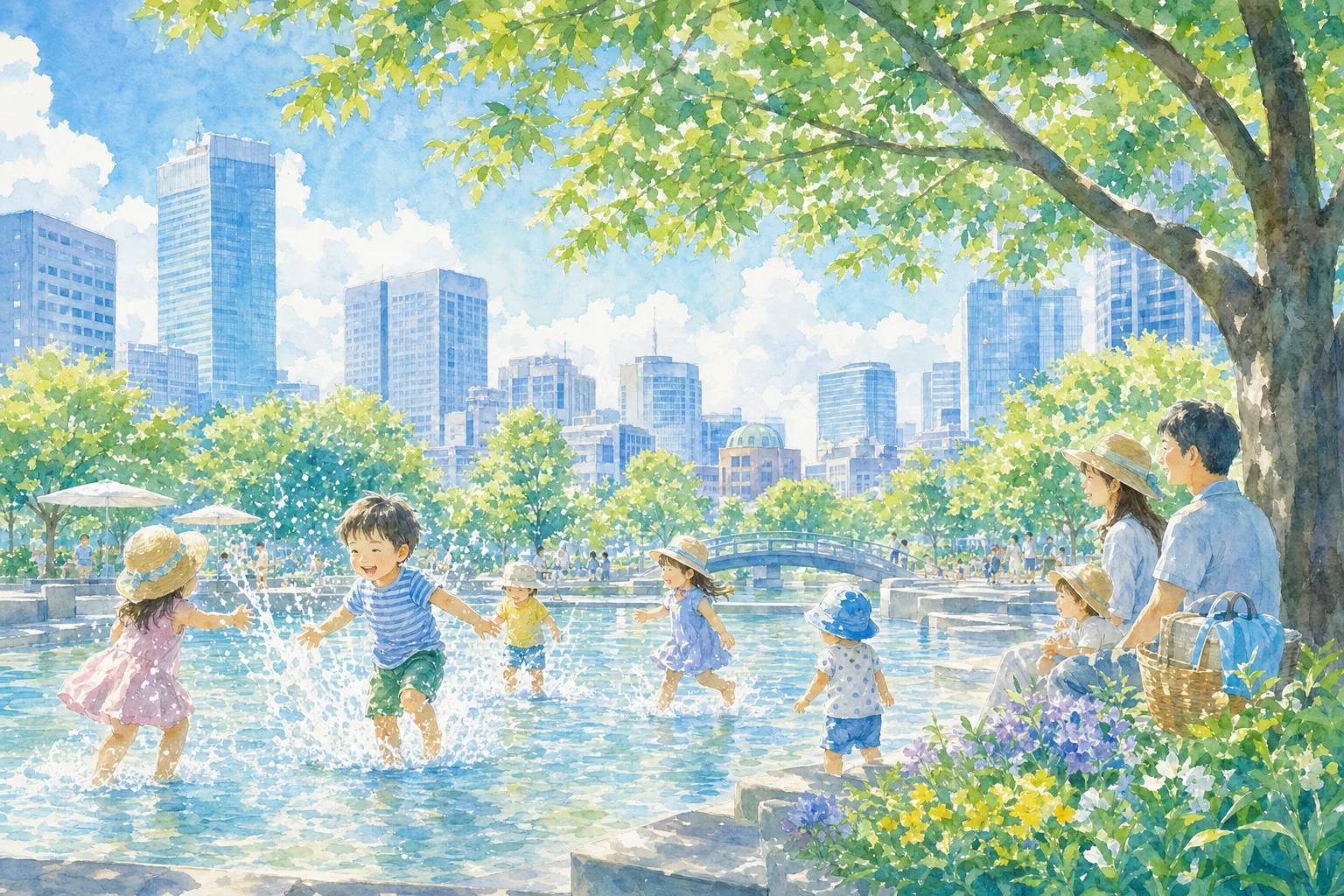 2026年 鉄砲洲児童公園 じゃぶじゃぶ池 1日満喫コース