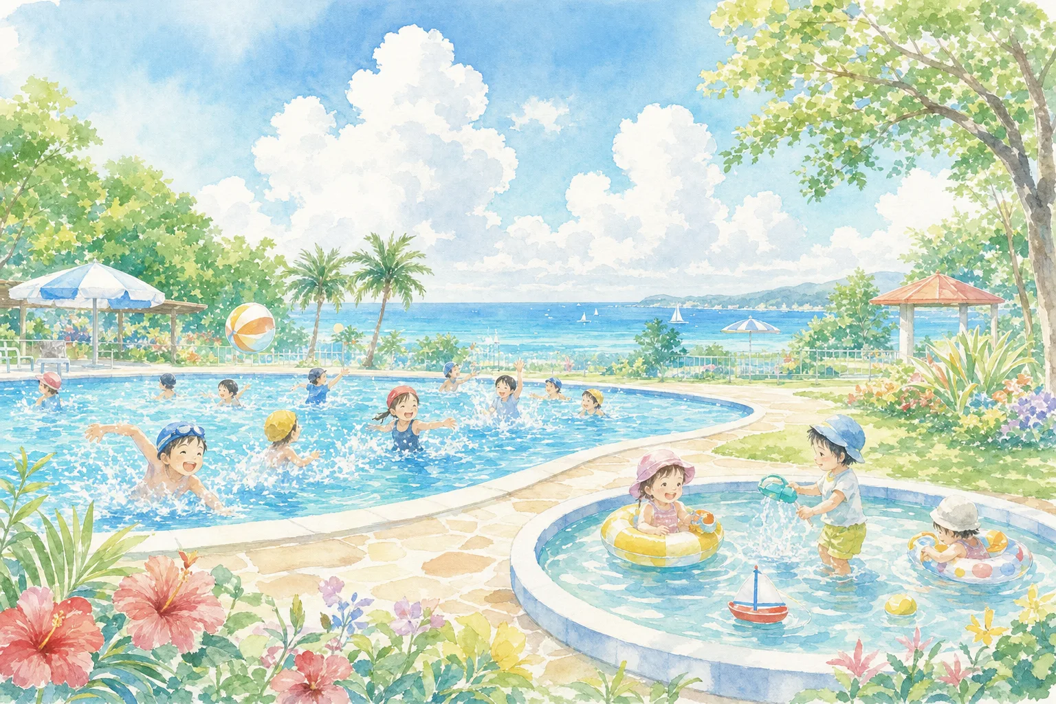 2026年 馬堀海岸公園水泳プール 1日満喫コース
