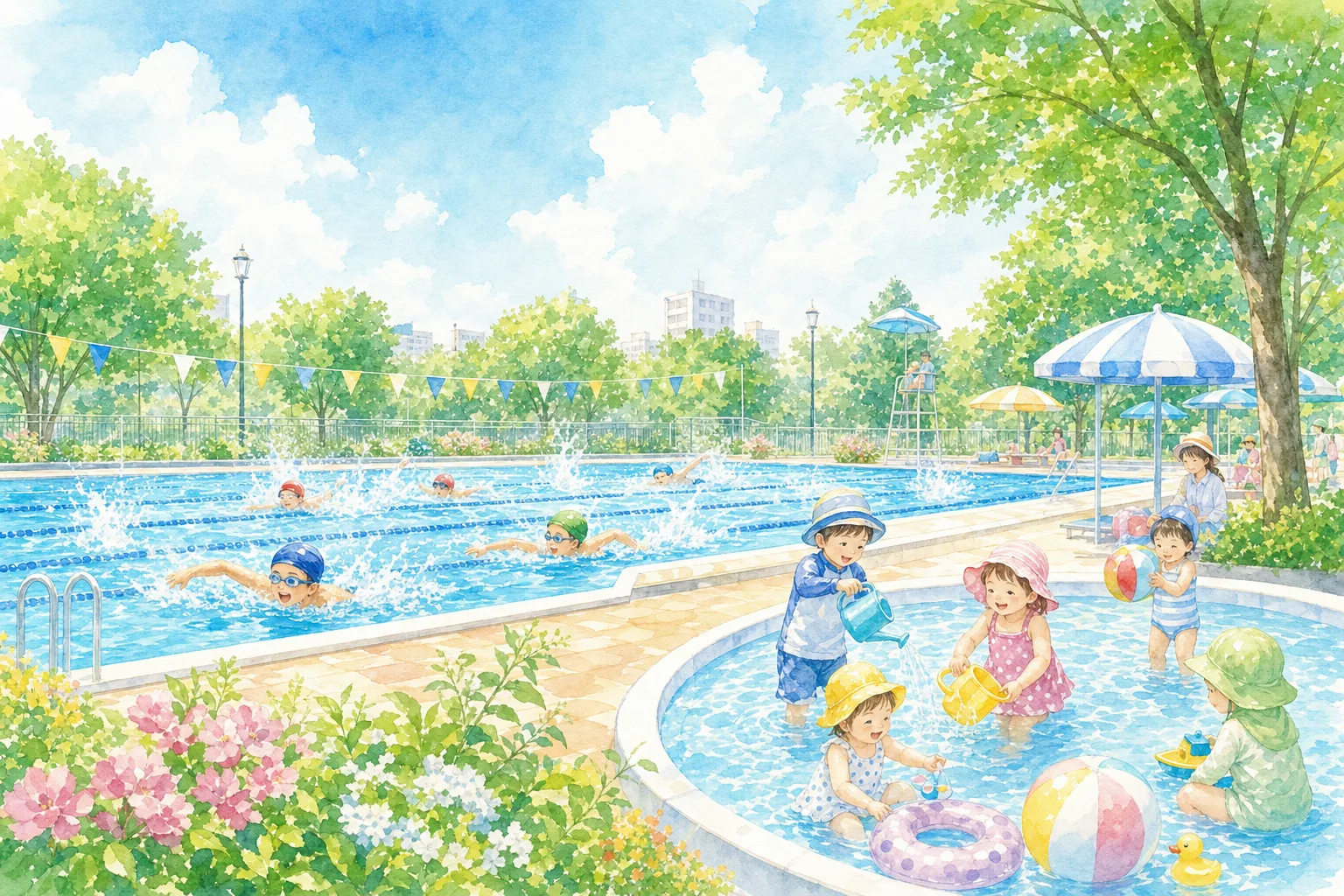 2026年 六角橋公園プール 1日満喫コース