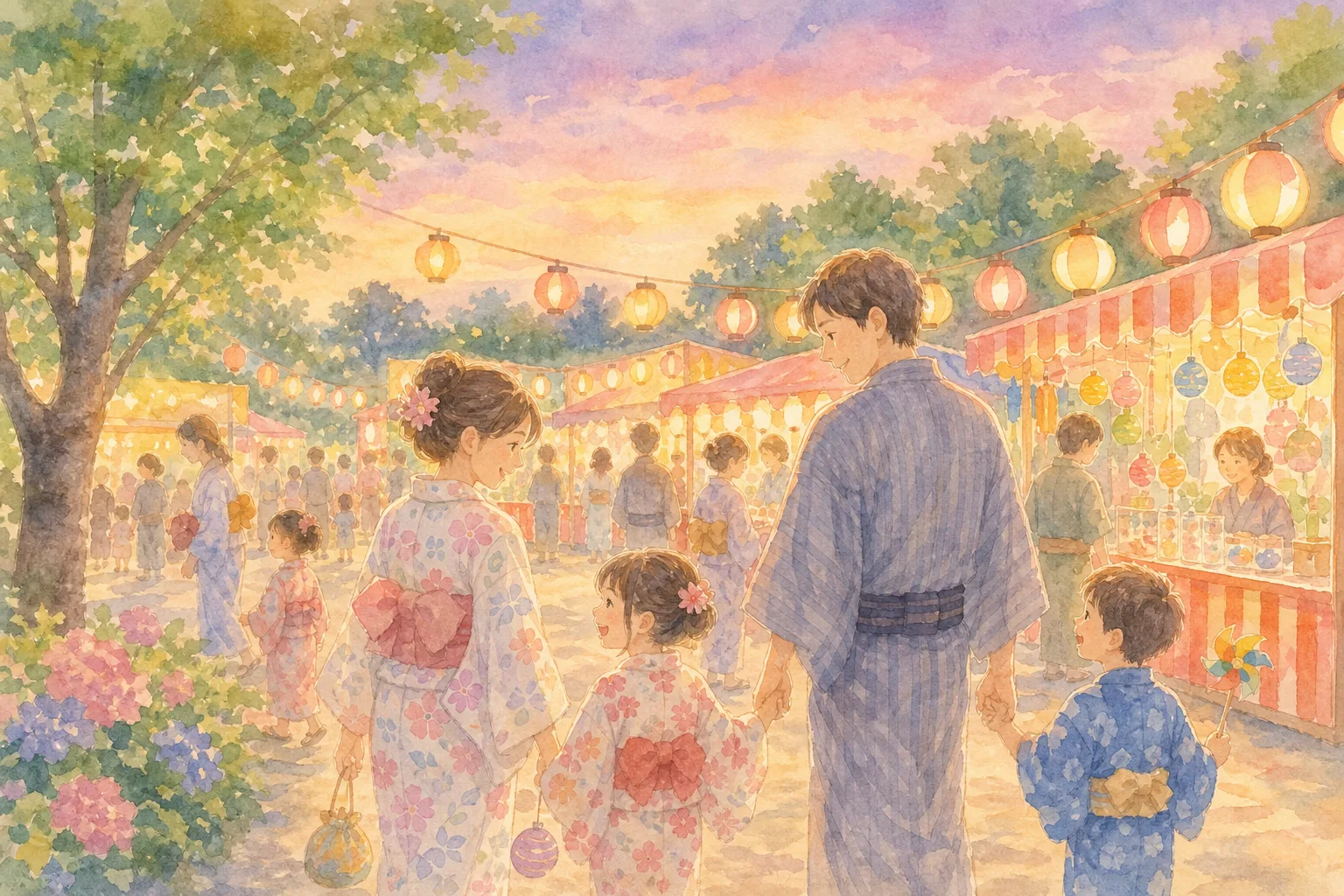 大町ちびっこ広場(きもべつ夏まつり会場)