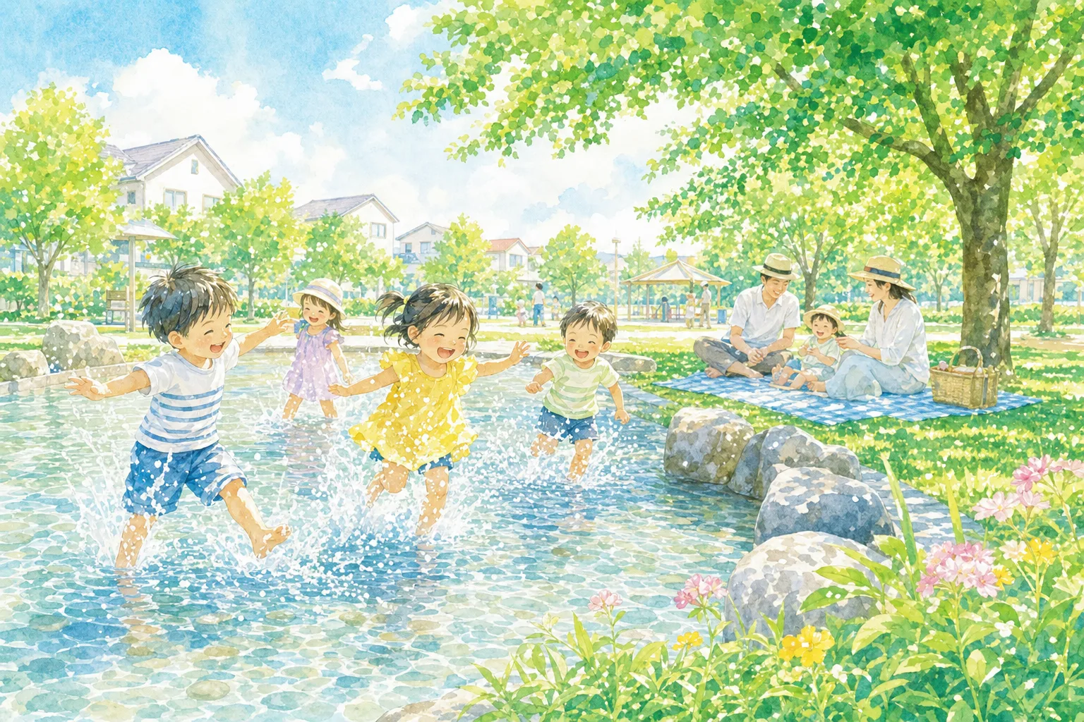2026年 木根川中央公園 水遊び場 1日満喫コース