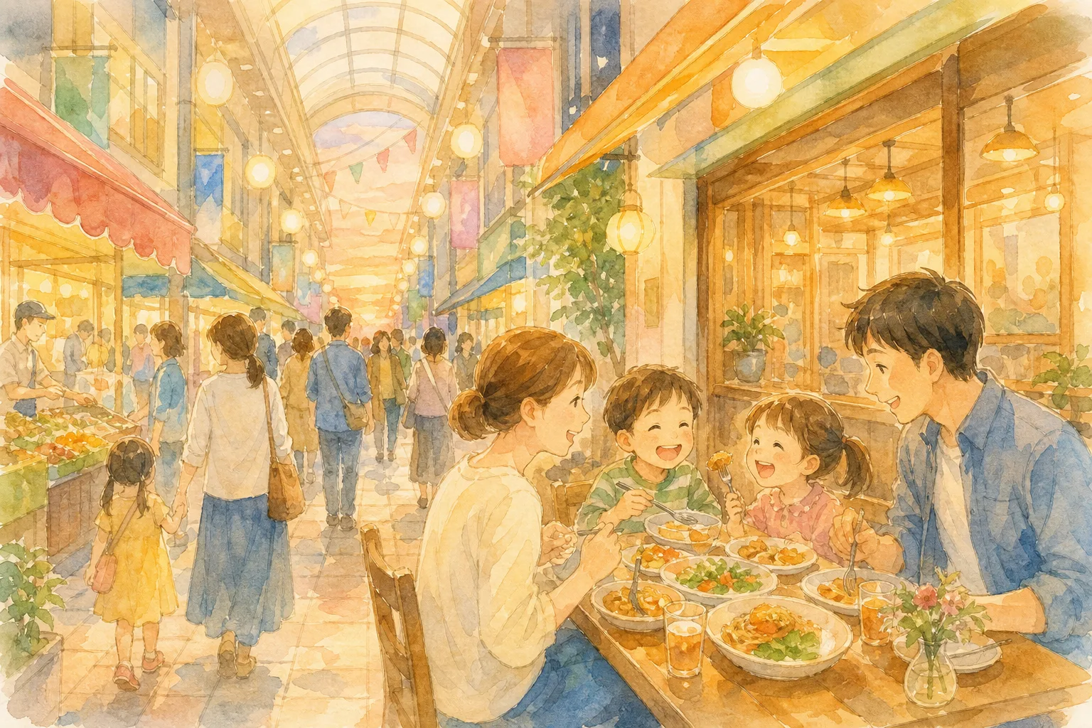 サンシャイン中央街（万町商店街）