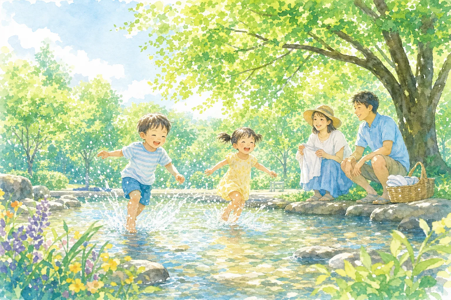 2026年 菖蒲池公園 徒渉池 1日満喫コース