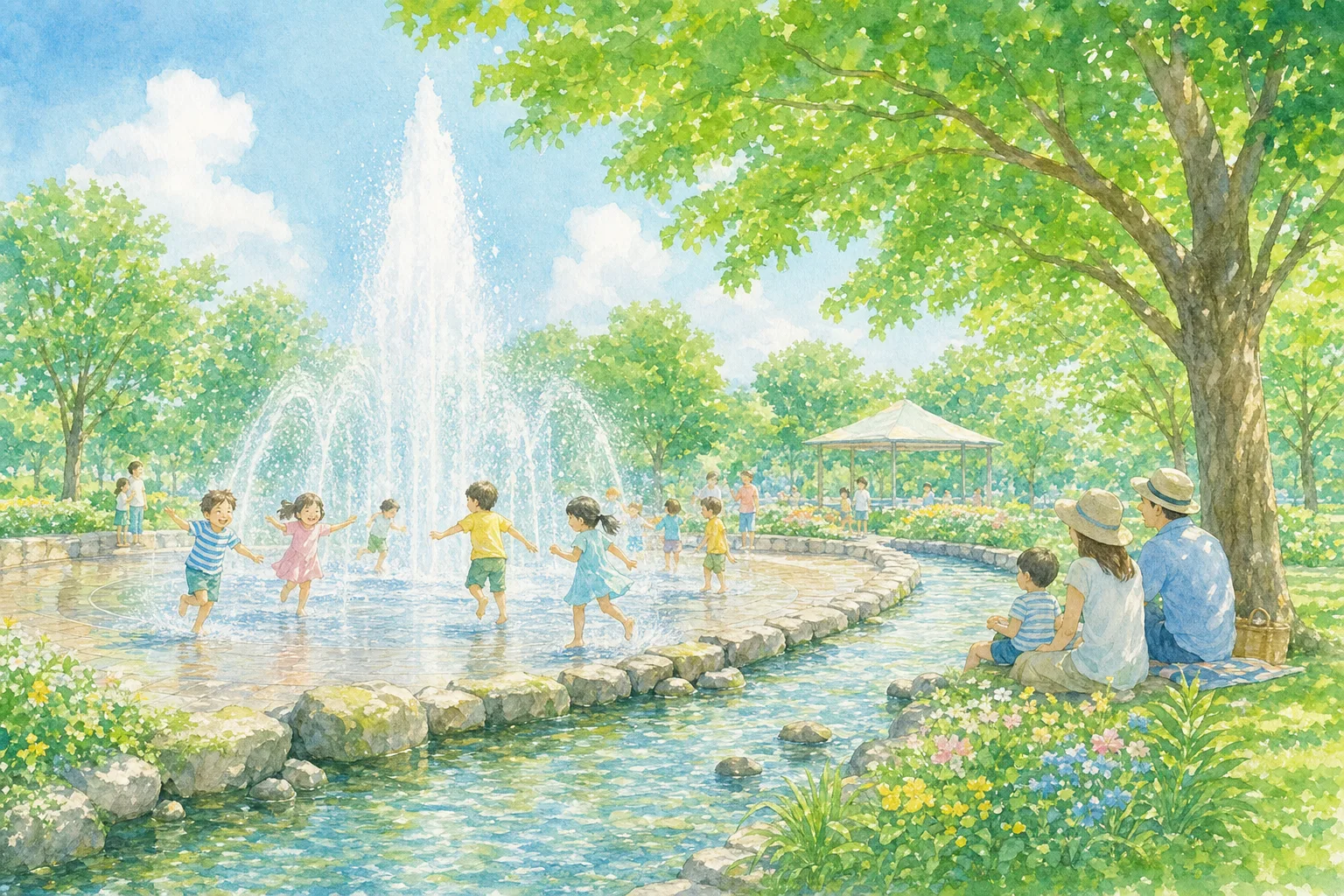 2026年 太平公園 水の広場・せせらぎ水路 1日満喫コース