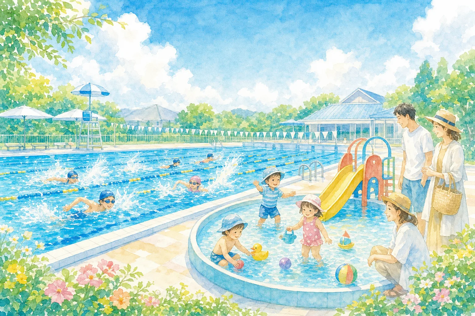 2026年 ひたちなか市営 佐野プール 1日満喫コース