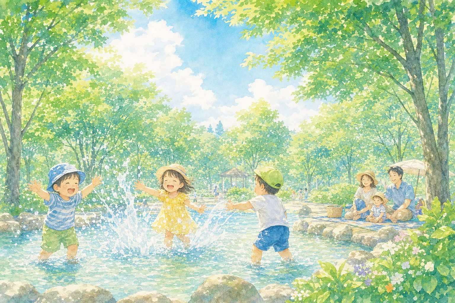 2026年 ライラック公園 水遊び場 1日満喫コース