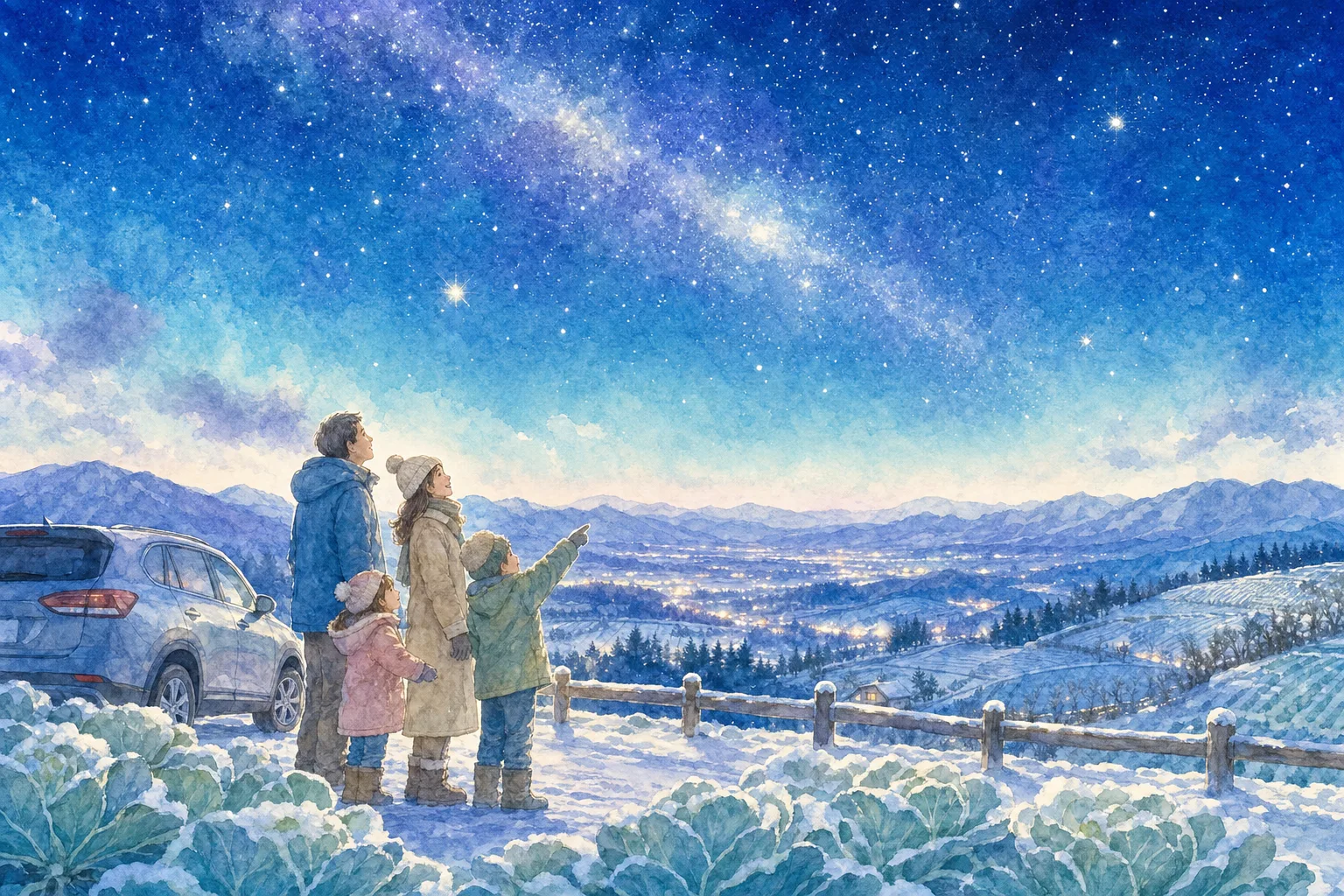 2027年 愛妻の丘の星空 1日満喫コース