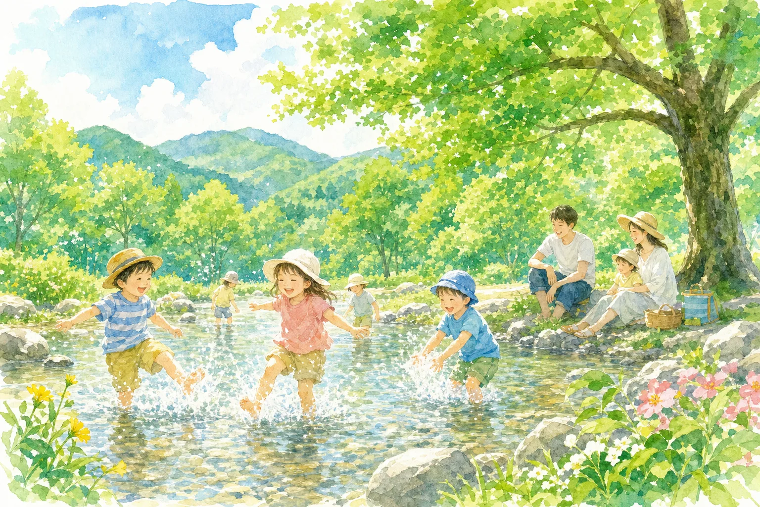 2026年 百楽公園 徒渉池 1日満喫コース