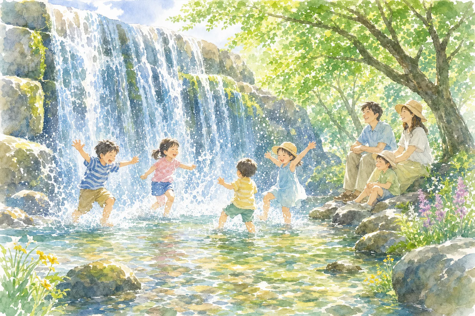 2026年 滝沢総合公園 ロックガーデン ウォーターカーテン 1日満喫コース