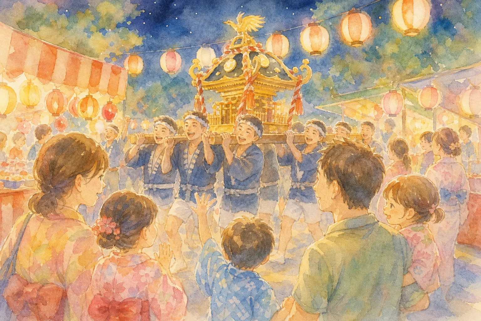 村民広場(のんちゃん広場)周辺 愛宕神社例大祭野田まつり会場