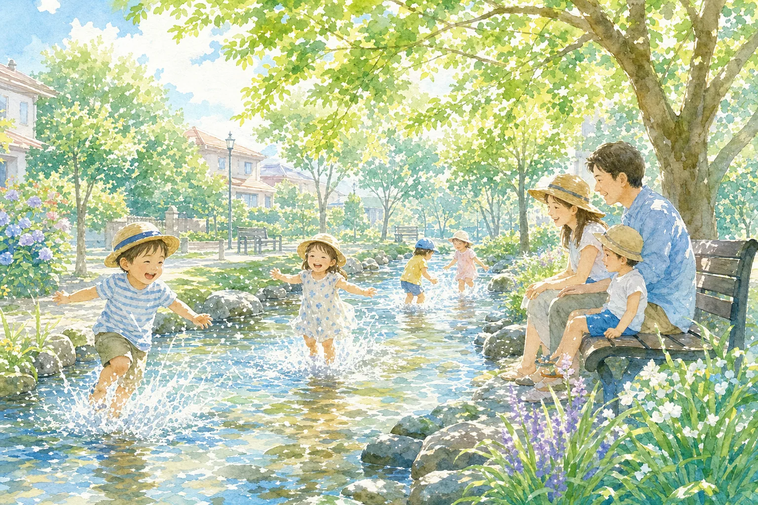2026年 上落合西公園 流れ 1日満喫コース