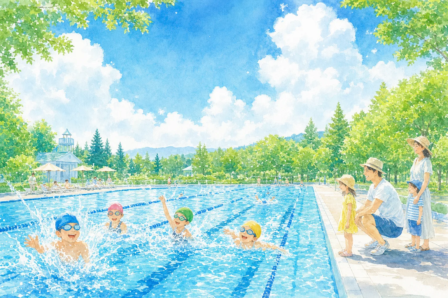 2026年 千代の山プール 1日満喫コース