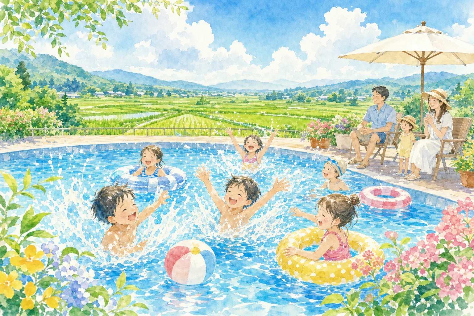 2026年 多古町民船越プール 1日満喫コース