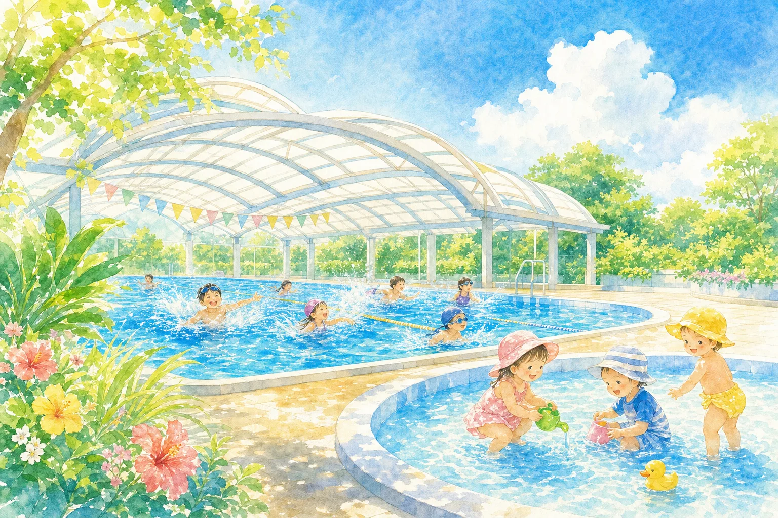 2026年 三木町総合運動公園プール 1日満喫コース