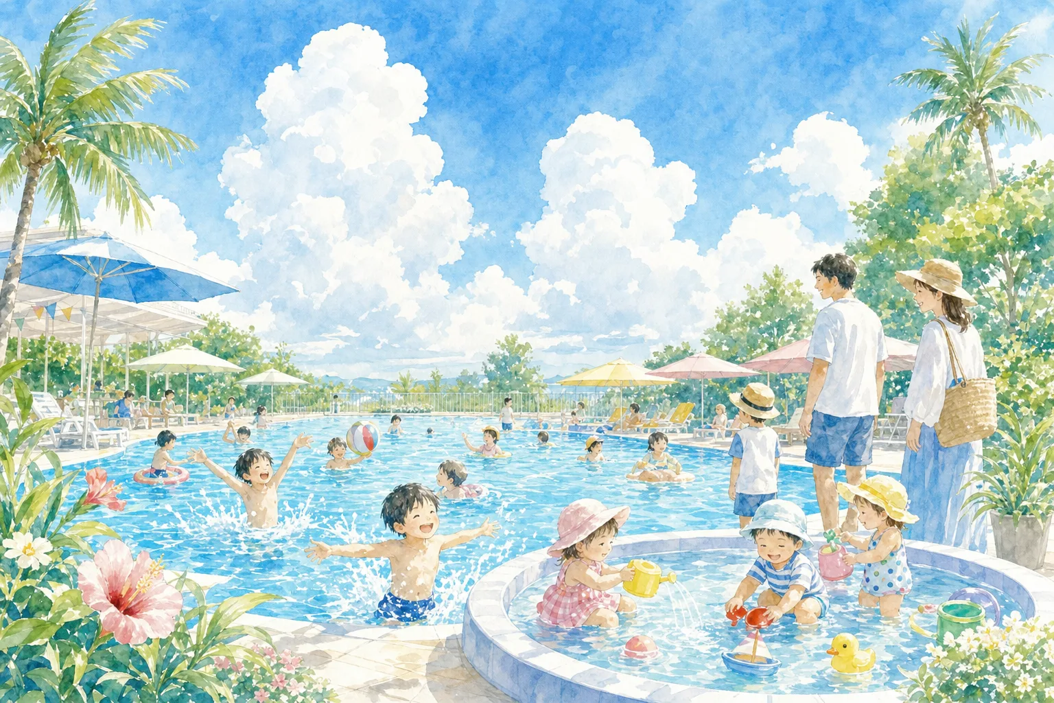 2026年 岡山市東山プール 1日満喫コース