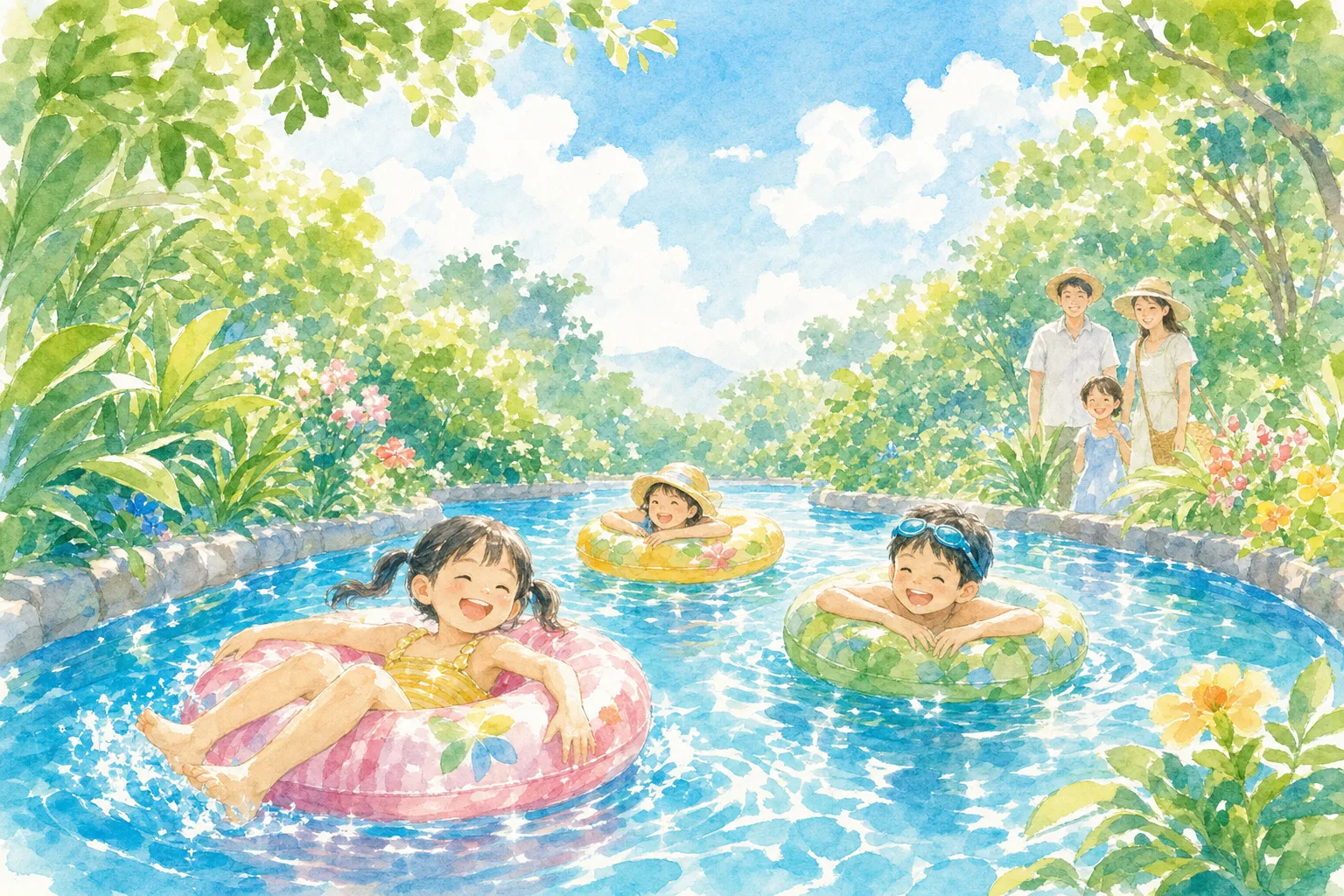 2026年 白河市東風の台運動公園ふれあいプール 1日満喫コース