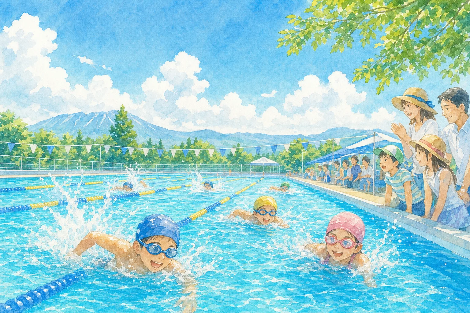 2026年 しろがね市民プール 1日満喫コース