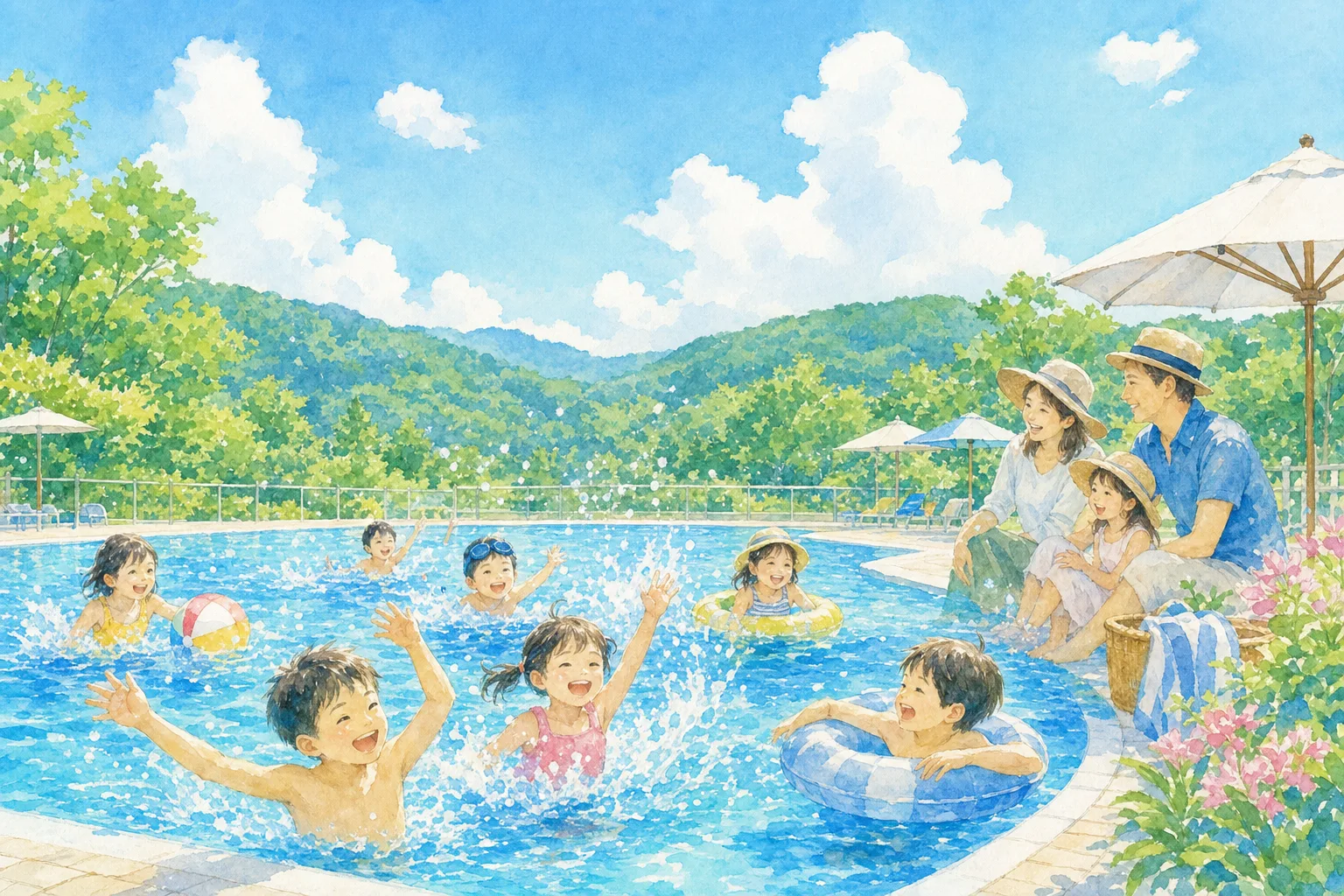 2026年 日野市民プール 1日満喫コース