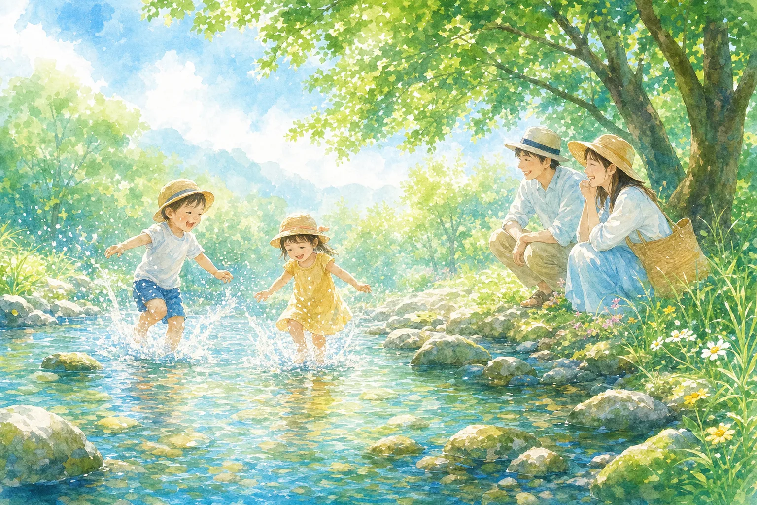 2026年 中町せせらぎ緑地公園 じゃぶじゃぶ池・流れ 1日満喫コース