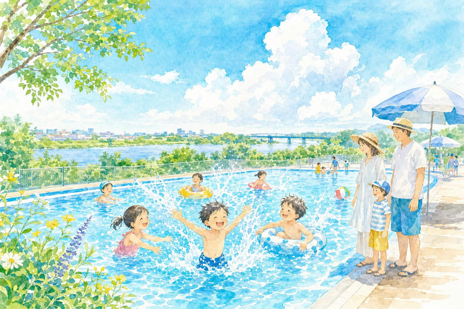 2026年 福生市営プール 1日満喫コース