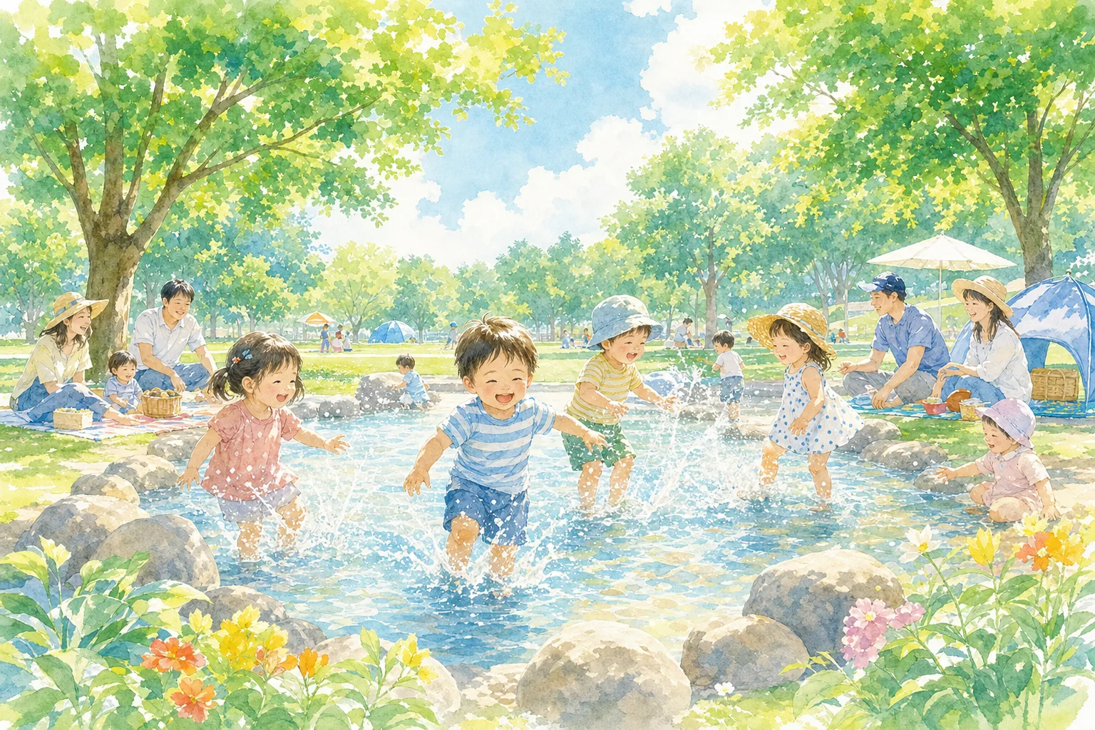 2026年 みさと公園 水遊びコーナー 1日満喫コース