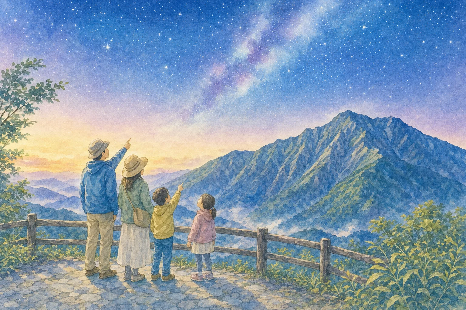 2026年 鍵掛峠の星空 1日満喫コース