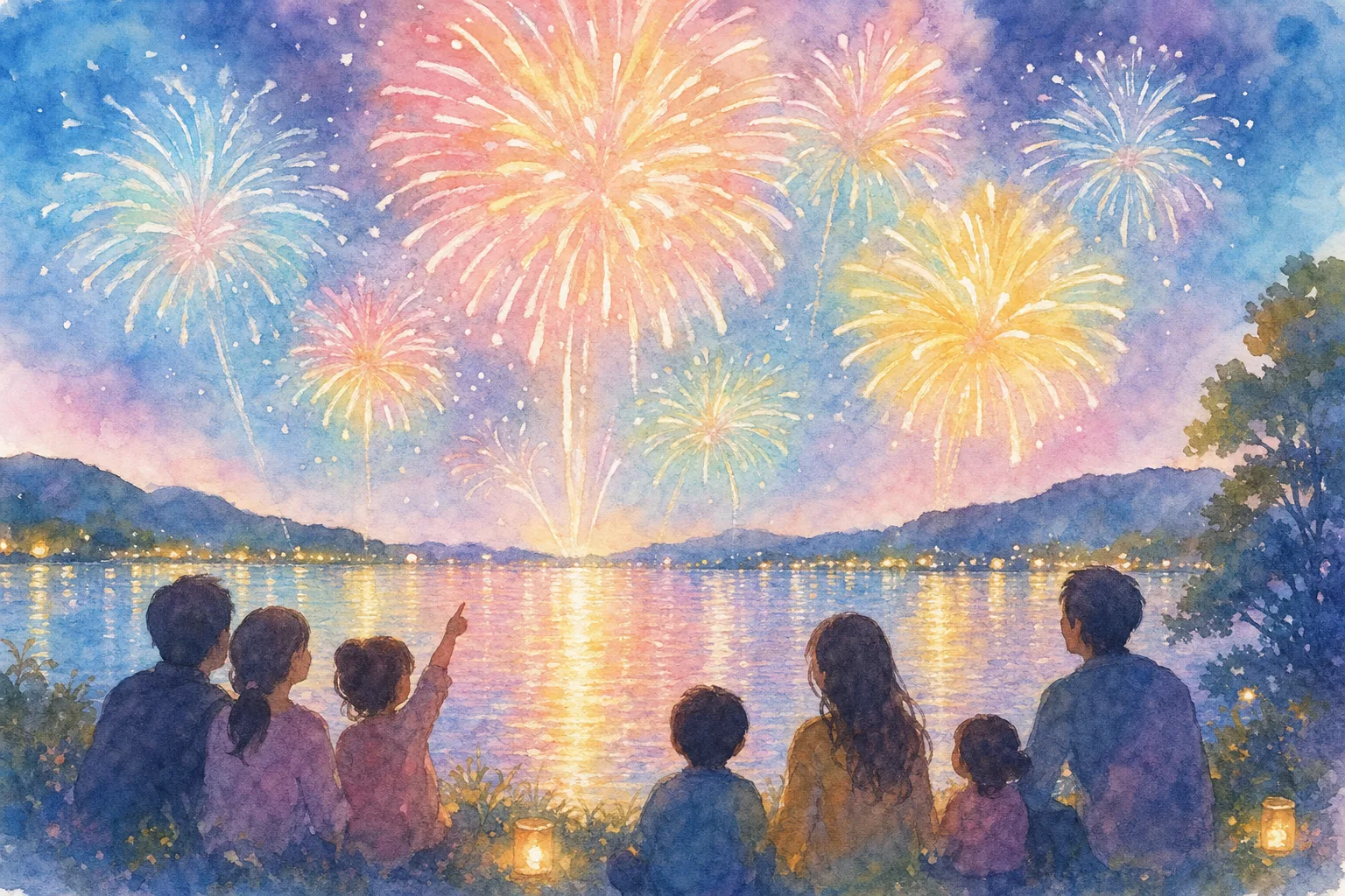 宍道町祇園祭(れんげ祭)花火会場
