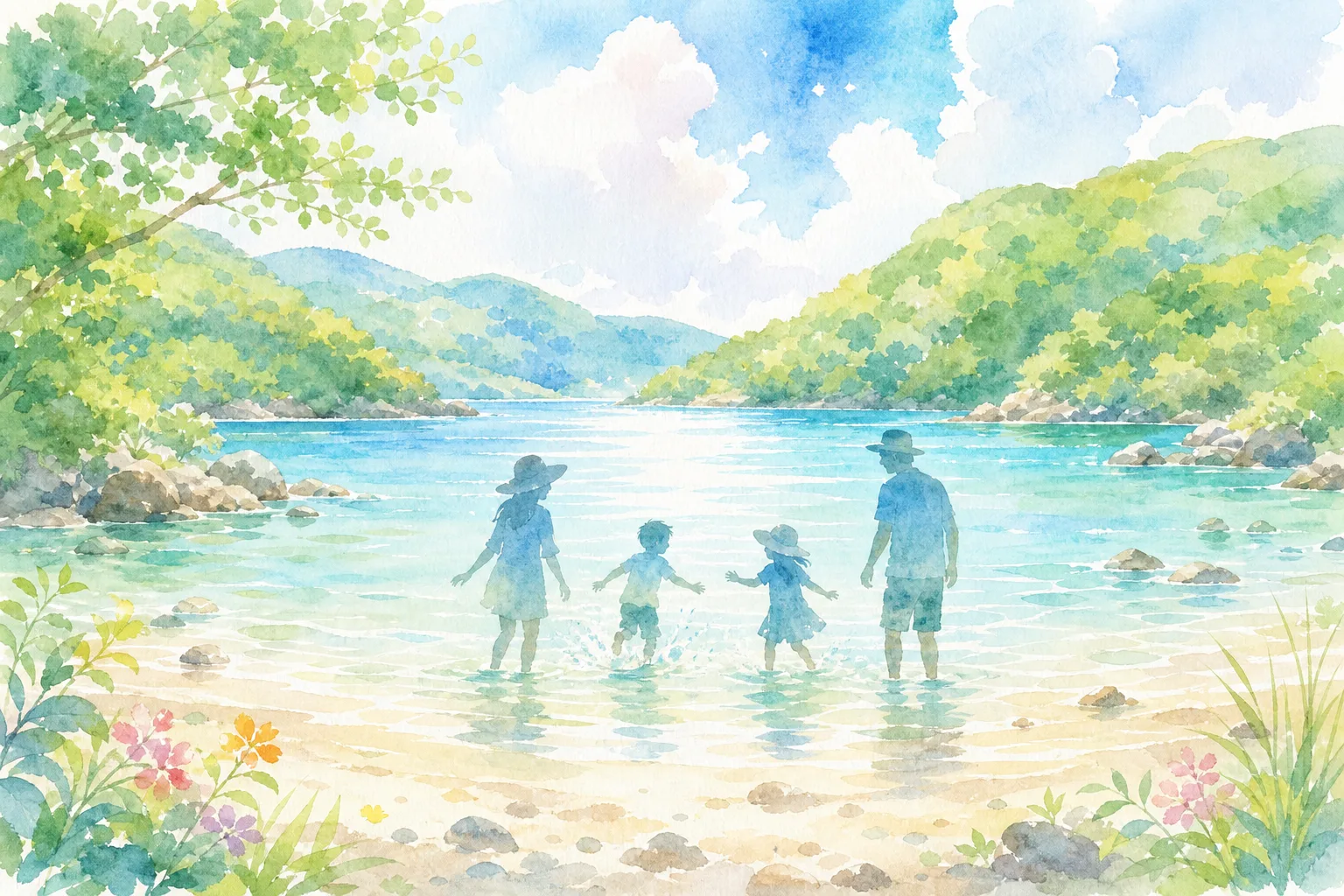 多幸湾海水浴場・丸島