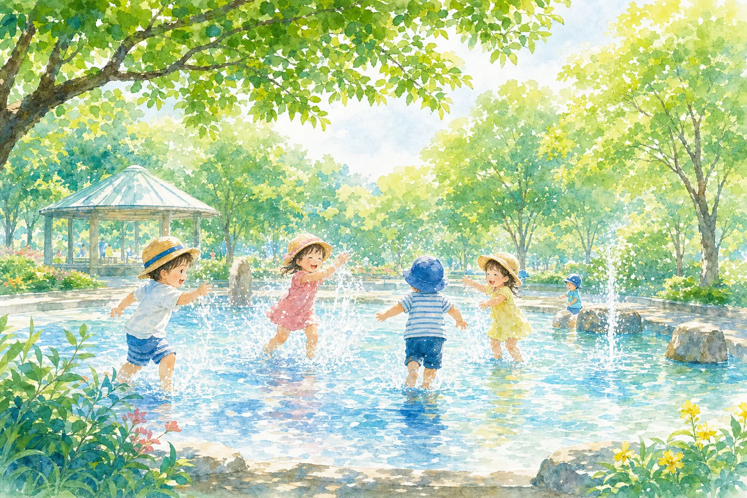 2026年 千早公園 じゃぶじゃぶ池 1日満喫コース