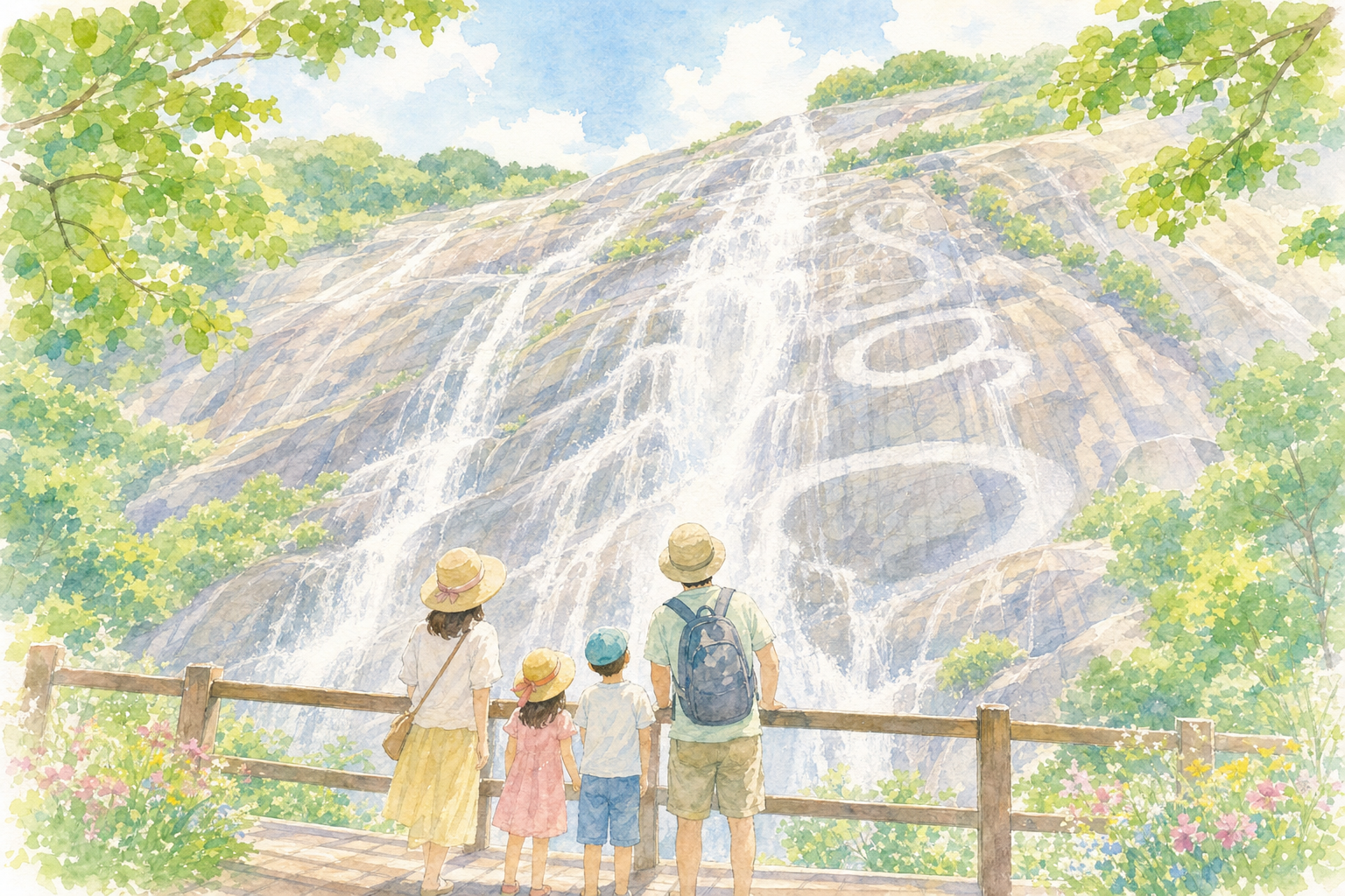 雪輪の滝