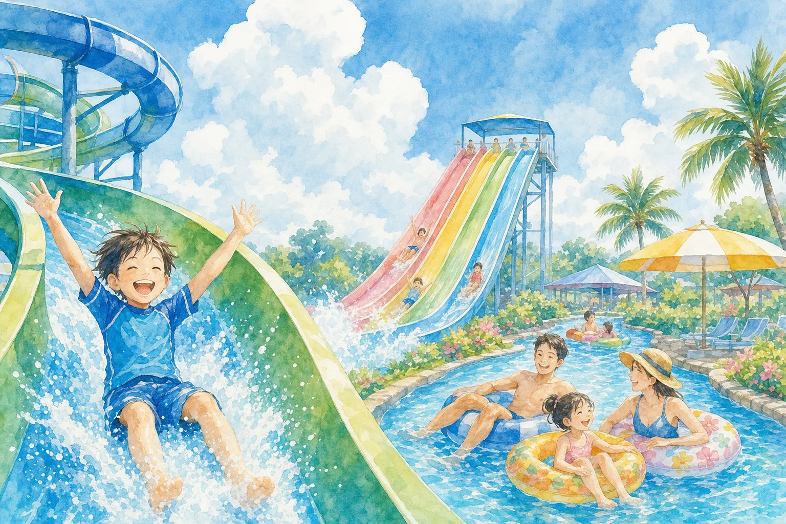 2026年 静岡市大浜公園プール 1日満喫コース