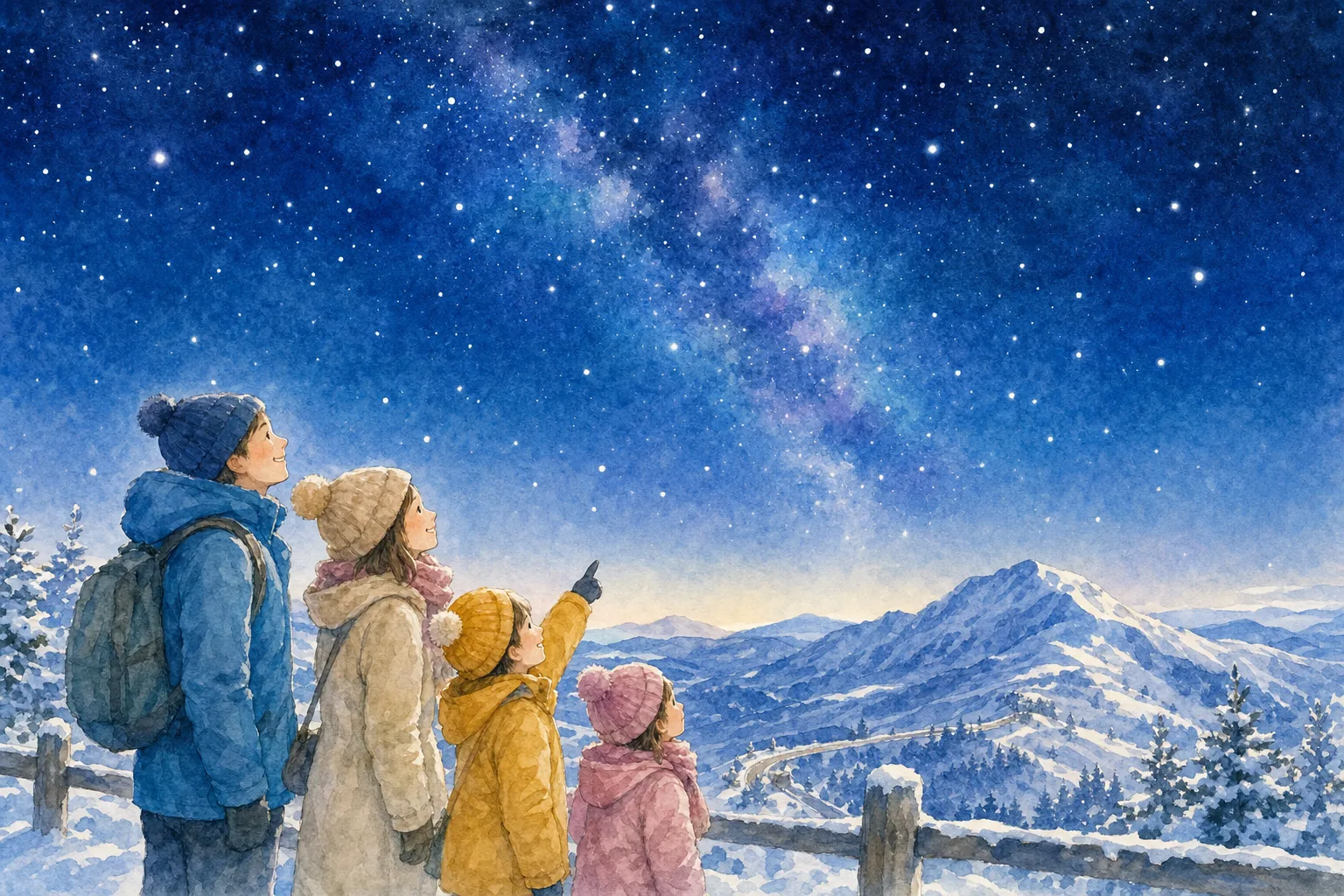2027年 横手山ドライブインの星空 1日満喫コース