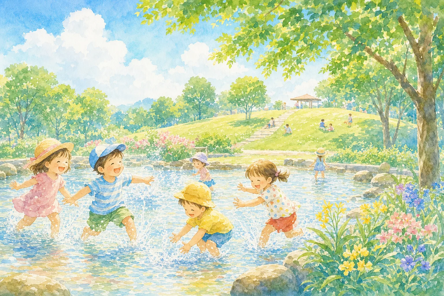 2026年 鶴牧東公園 ジャブジャブ池 1日満喫コース