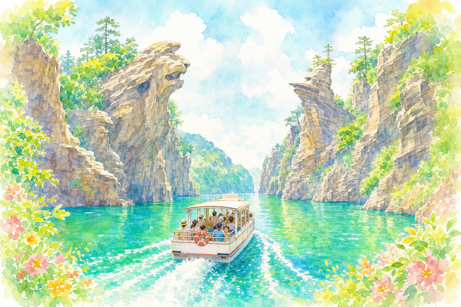 恵那峡 遊覧船乗船場