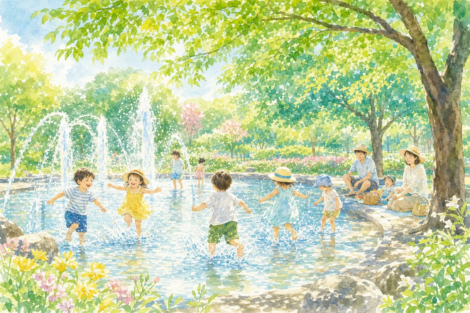 2026年 城山公園 噴水広場 1日満喫コース