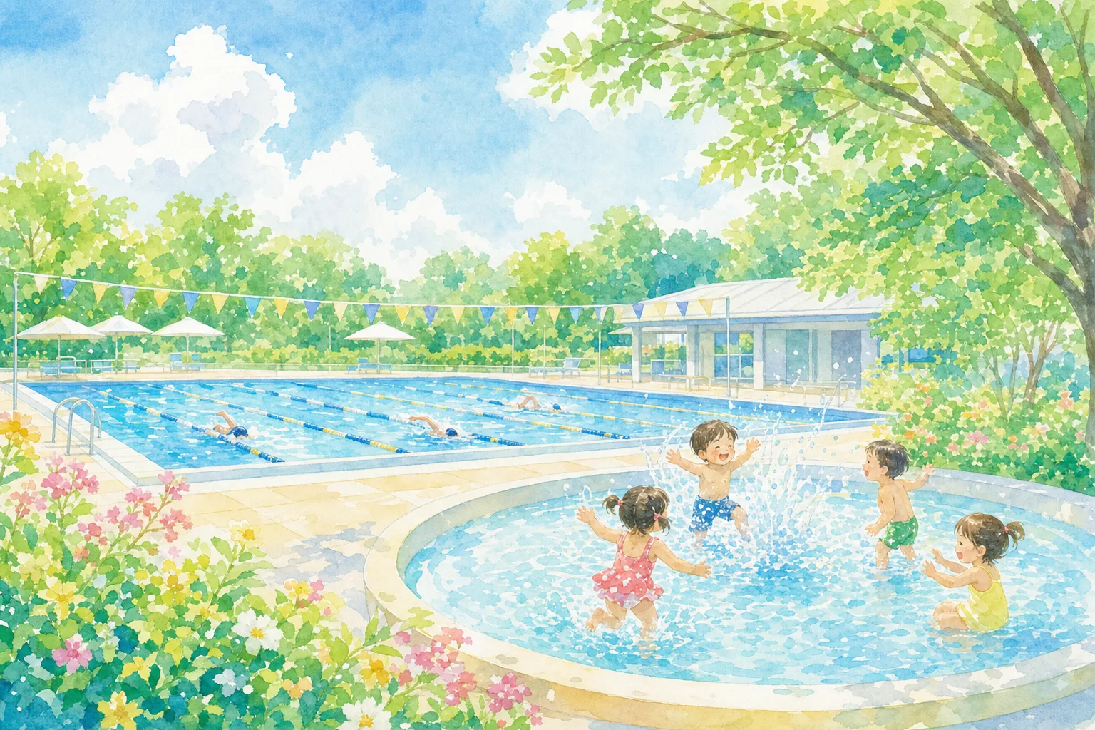 2026年 益子町町民センタープール 1日満喫コース