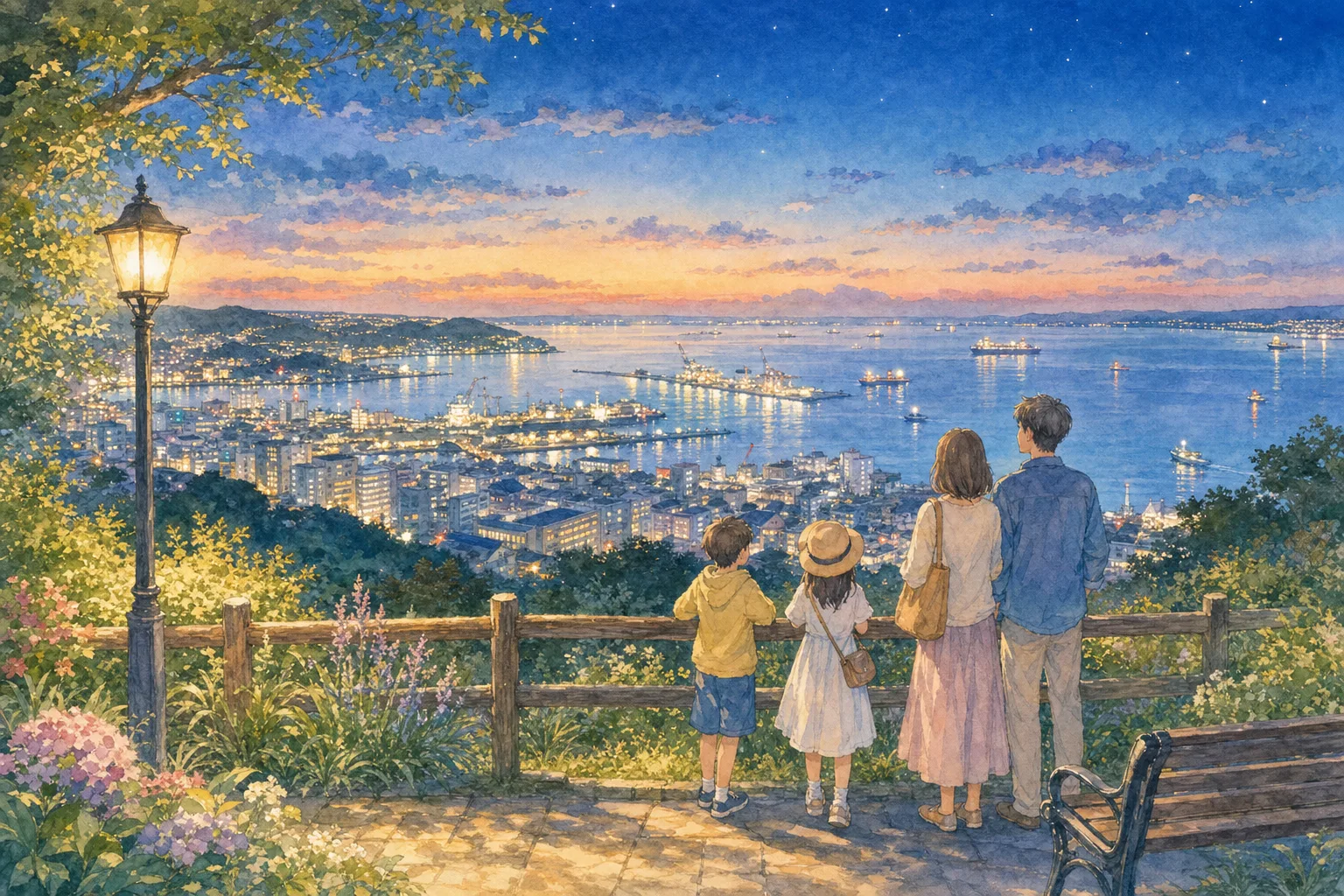 2026年 平和中央公園の夜景 1日満喫コース
