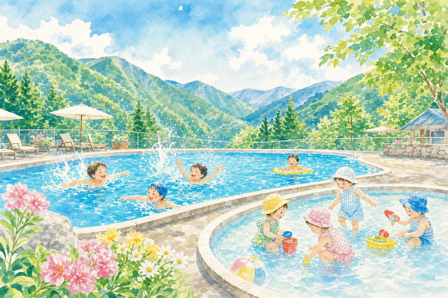 2026年 都留市民プール 1日満喫コース