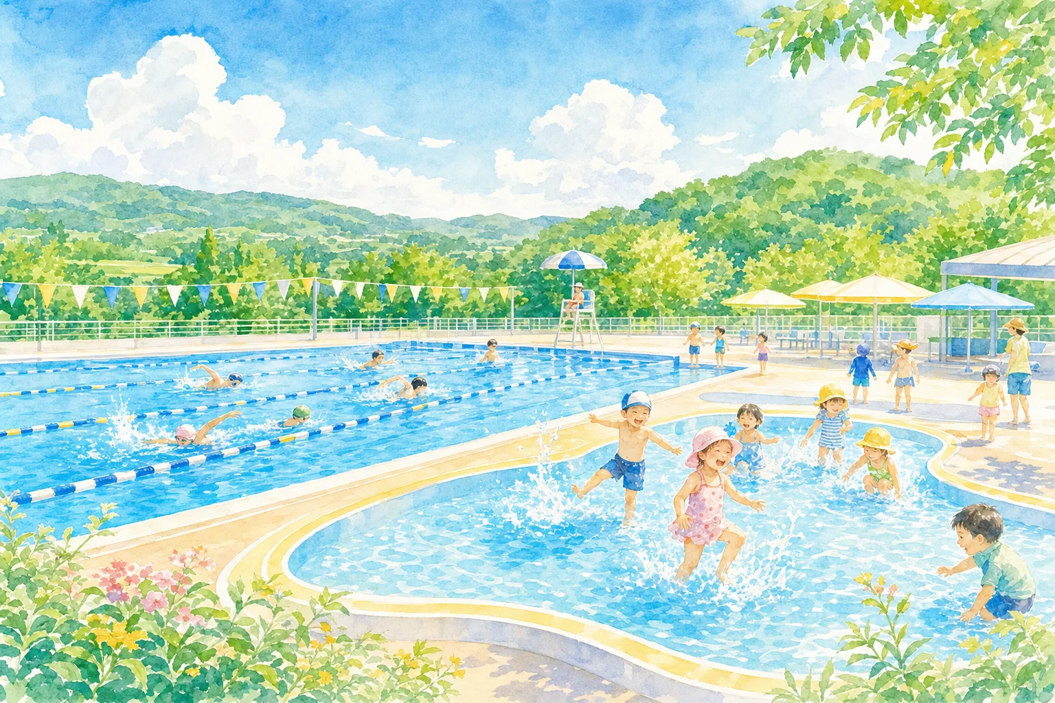 2026年 吹田市立北千里市民プール 1日満喫コース