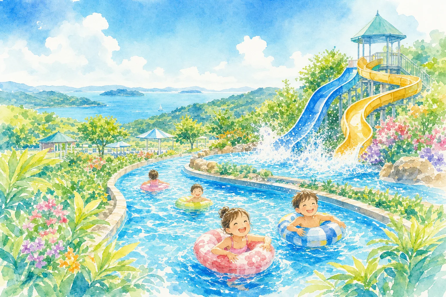 2026年 永源山公園プール 1日満喫コース