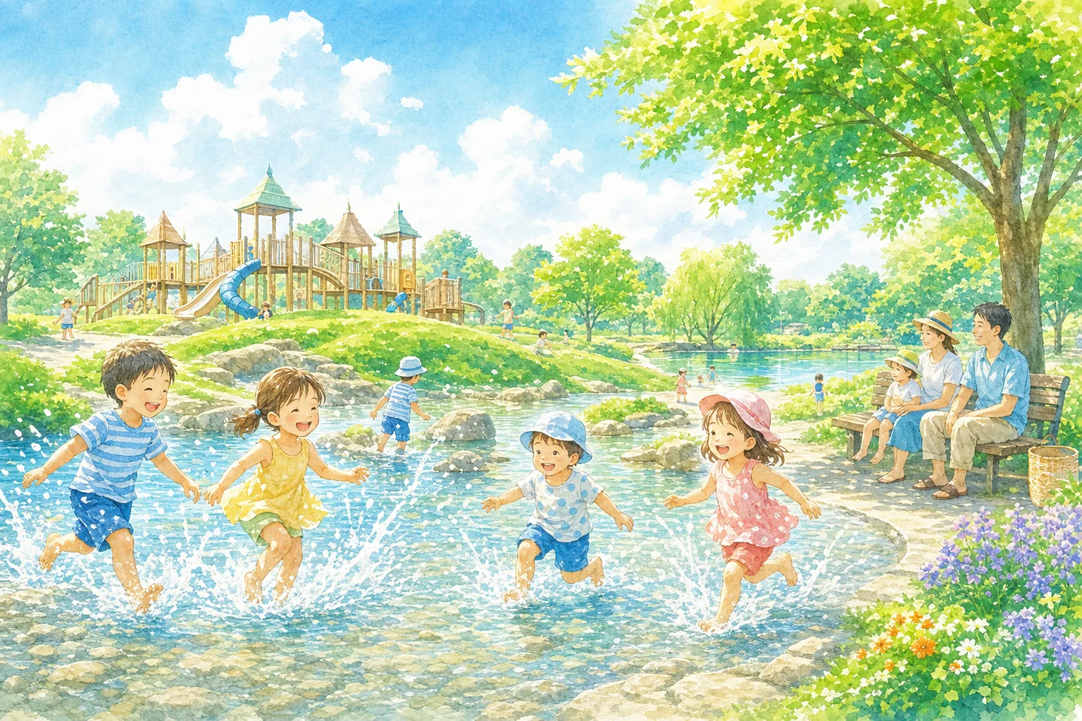 2026年 月寒公園 水遊び場 1日満喫コース