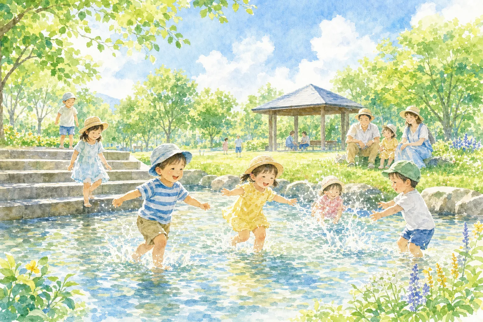 2026年 丸池公園 親水池 1日満喫コース