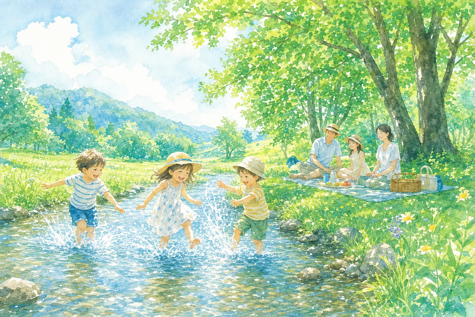 2026年 山田緑地 せせらぎ 1日満喫コース