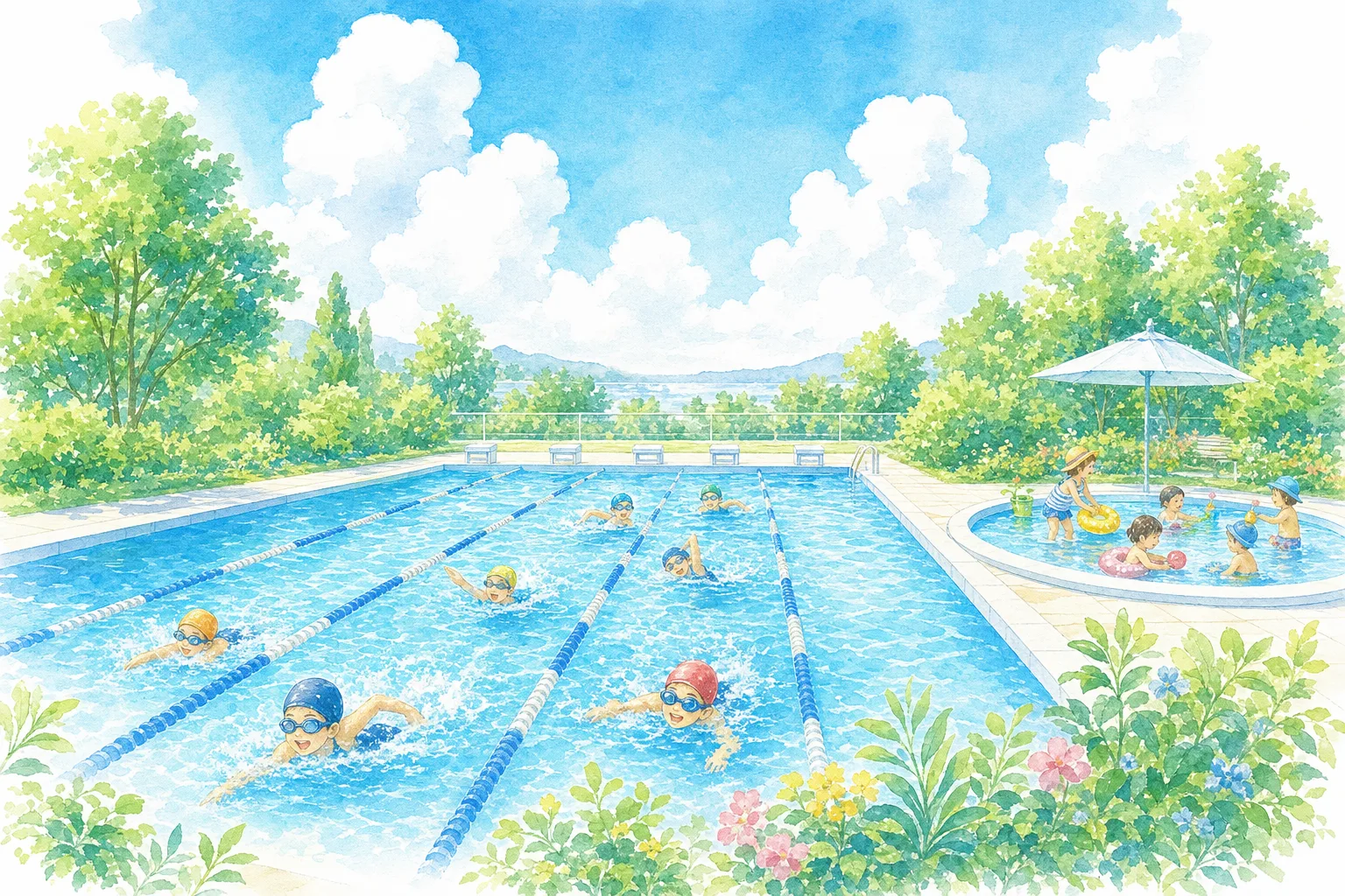 2026年 合川プール 1日満喫コース