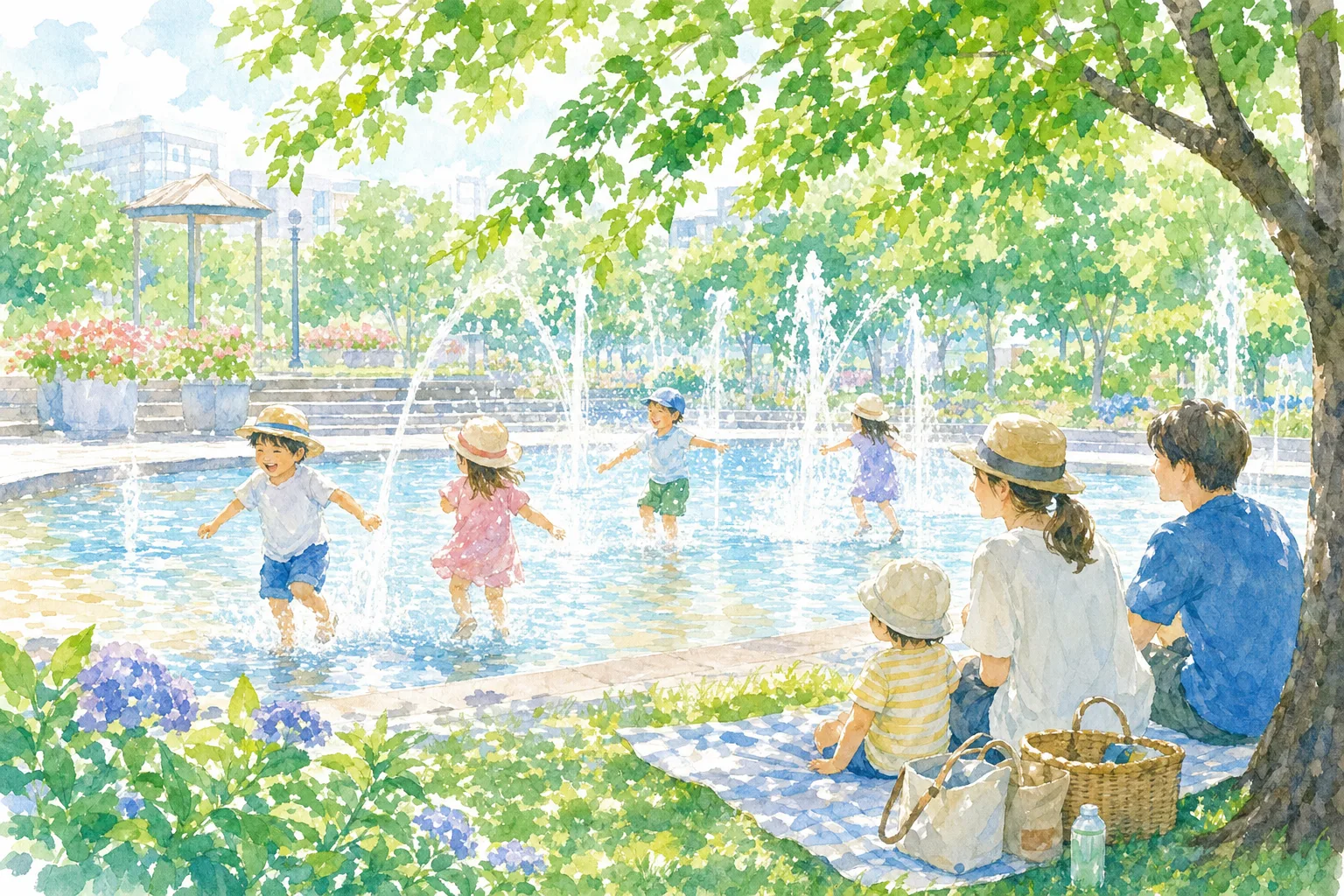 2026年 天沼弁天池公園 親水広場・噴水 1日満喫コース
