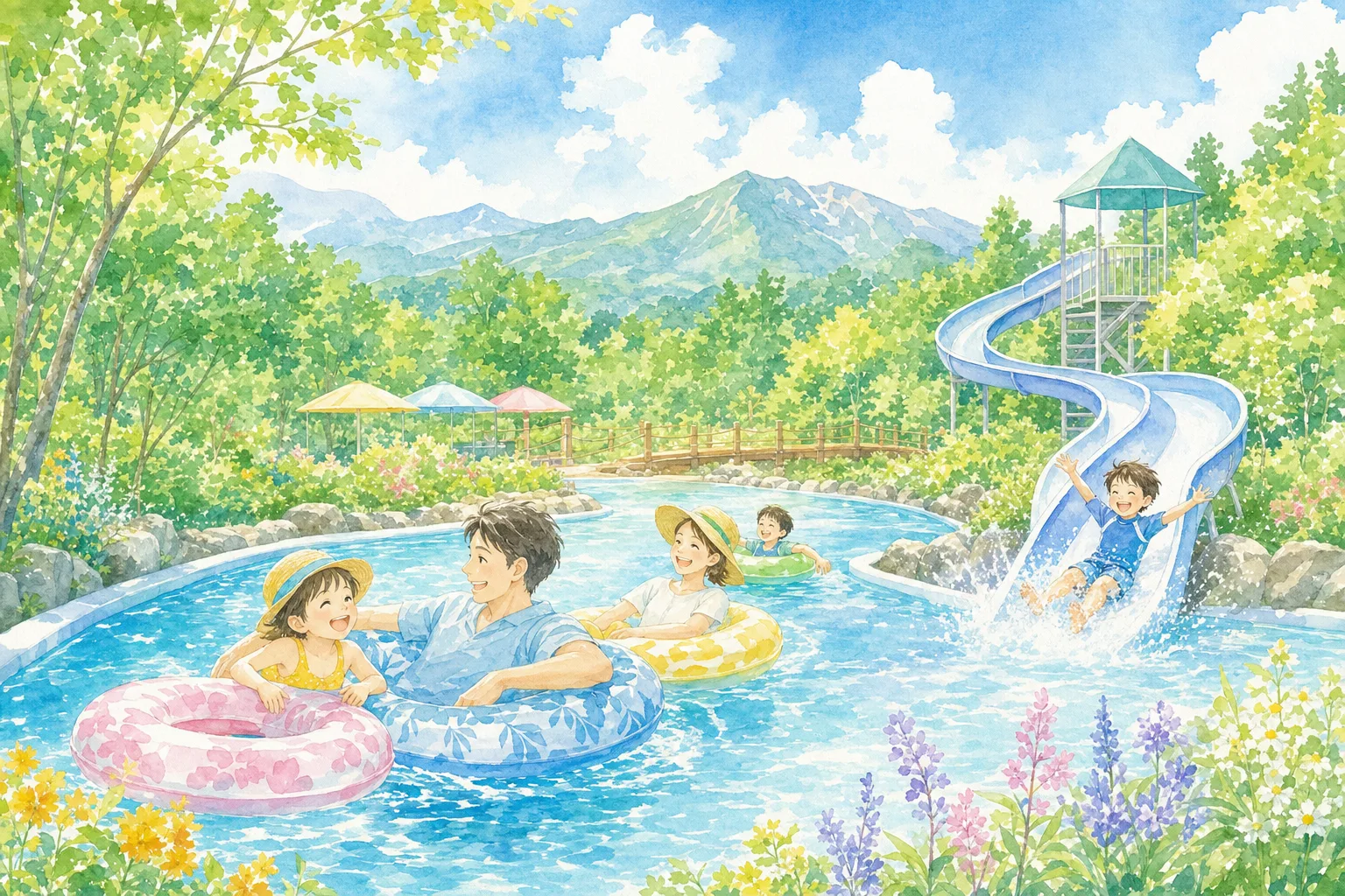 2026年 那須野が原公園ファミリープール 1日満喫コース