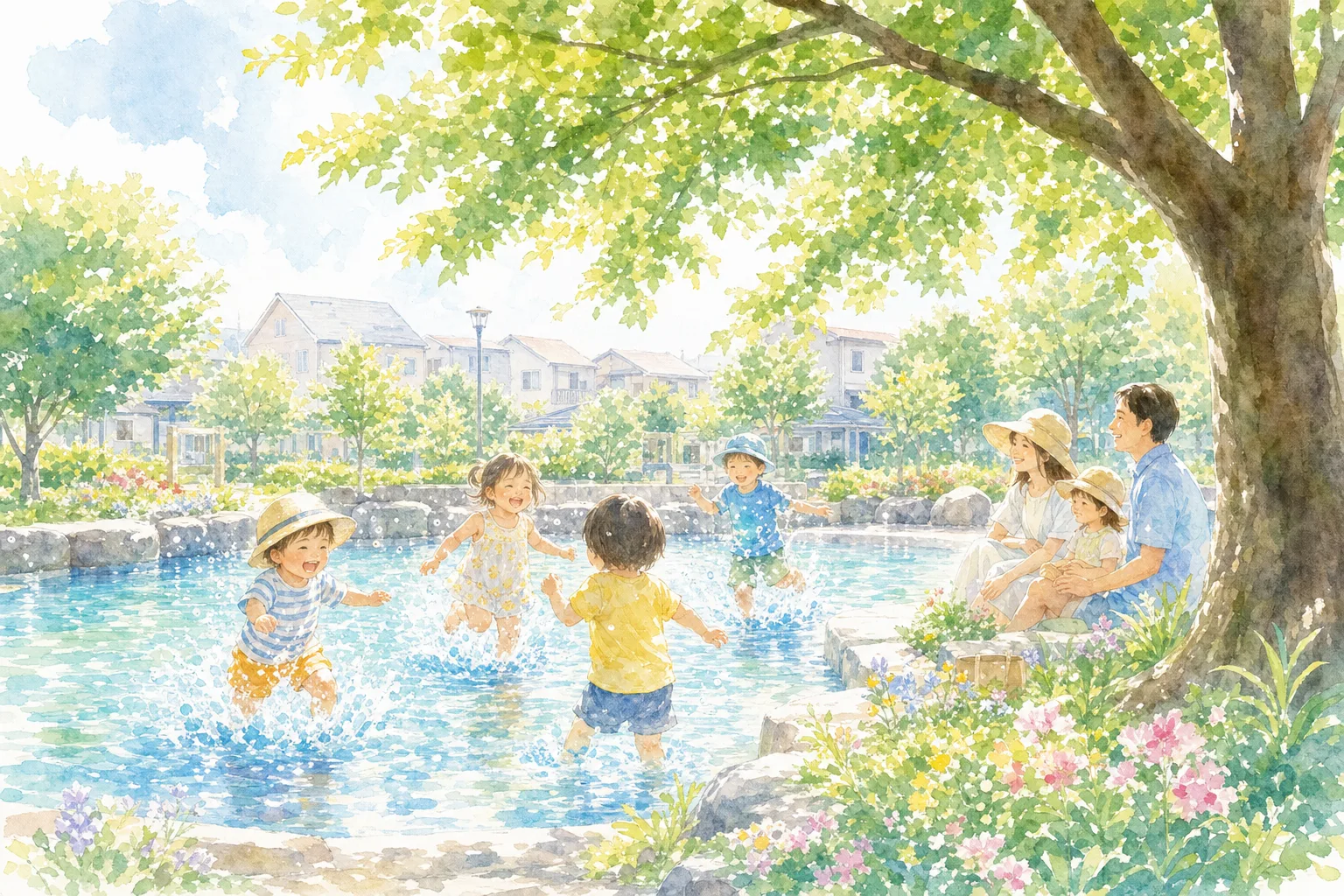 2026年 やちだも公園 水遊び場 1日満喫コース