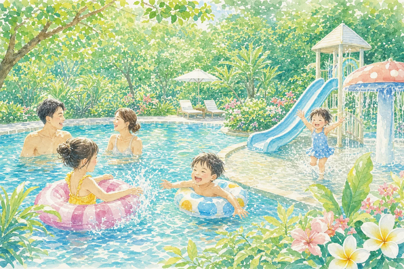2026年 関之尾公園プール 1日満喫コース